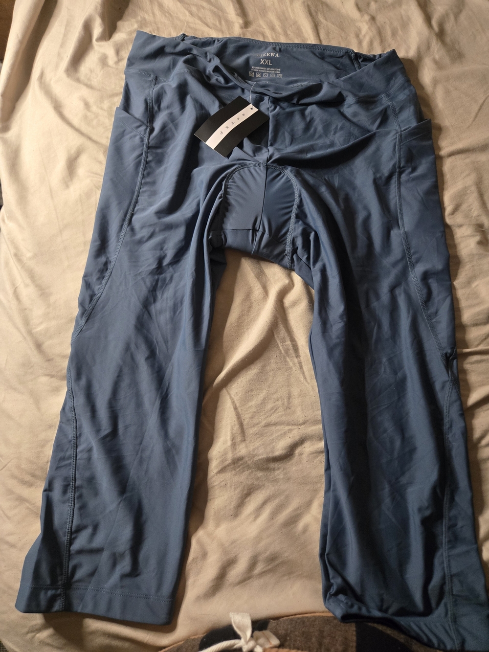 Performance Cycling Cropped Legging - Slate Blue